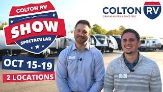 Join Us at the Colton RV SHOW SPECTACULAR October 15th-19th