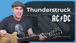 Thunderstruck Guitar Lesson | AC/DC