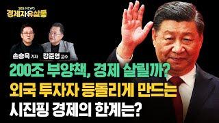 중국 주가 급등, 계속 갈까? "중국 경제 정책 방향에 달렸다"..위기 인정한 시진핑 경제, 외국 투자자들이 원하는 쪽으로 방향 바꿀까? ft. 강준영 교수, SBS 경제자유살롱