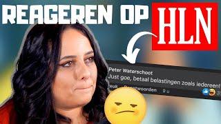 REAGEREN OP HLN REACTIES OVER ONS!