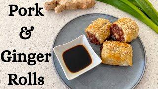 Pork and ginger rolls || Recipe || Holistic Living Downunder