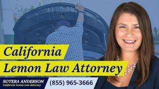 California Lemon Law Attorney