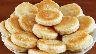 A bowl of flour and a bowl of water, teach you how to make shortbread cookies at home