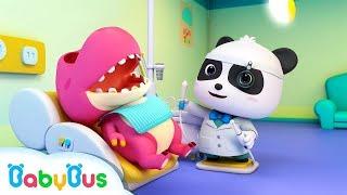 Doctor Panda Cures Baby Dinosaur's Toothache | Doctor Cartoon | Kids Songs | BabyBus