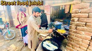 Street food crispy jalebi | Pakistani street food