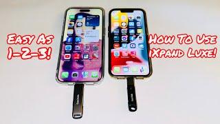 How To Use The Sandisk iXpand Flash Drive Luxe On The IPhone 15 Pro Max! Step By Step Tutorials!