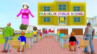 Franklin Change House to School in Indian Theft Auto Indian Bike Driving 3D