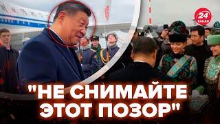 Только что! Первые кадры СИ ЦЗИНЬПИНА В МОСКВЕ рвут сеть. Реакцию СНЯЛИ НА ВИДЕО, Путин сам не свой