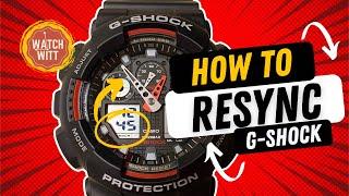 How To Reset Your G-Shock | Analog Hands Don’t Match Digital Display