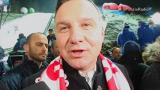 PŚ w Wiśle. RADOSNY Andrzej DUDA. Klimat zawodów udzielił się prezydentowi