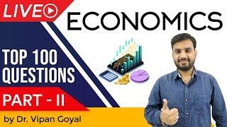 Indian Economy | Top 100 MCQ for UPSC State PCS SSC CGL Railway & other competitive exams | Part 2