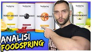 PRE WORKOUT FOODSPRING - Vediamo se è superiore alla MEDIA di MERCATO - Energy Aminos