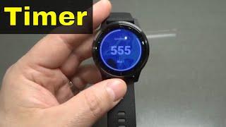 How To Stop Timer On Garmin Vivoactive 4-Easy Tutorial