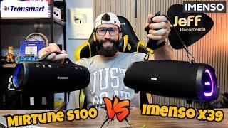 IMENSO X39 100W Vs TRONSMART MIRTUNE S100 50W: Qual é a melhor caixa de som Barata?