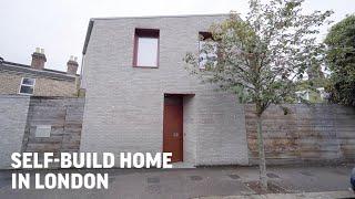 Angle House, self-build low-carbon London home