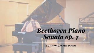 Edith Widayani plays Beethoven Piano Sonata no. 4 in E-flat major, op. 7