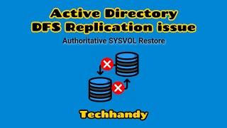 DFS Replication Issue | Authoritative SYSVOL Restore