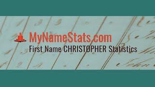 How popular is the name Christopher video