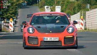 Manthey Racing Porsche 991 GT2RS MR pushing hard on the Nürburgring