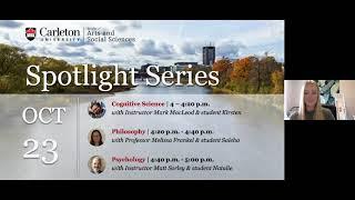 Program Spotlight: Cognitive Science, Philosophy, Psychology