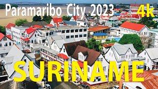 Paramaribo City , Suriname 4K By Drone 2023