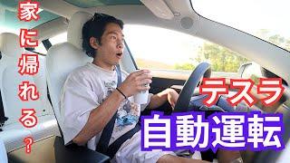 テスラ自動運転で無事に家まで帰れるのか！？