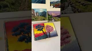 Easy landscape painting #painting #gouachepainting #artshorts #artist #artwork #art #gouache #draw