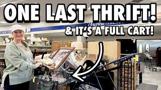 LAST FULL CART OF THE YEAR! Goodwill Thrift Store Shopping• Thrift Store Finds•Thrift with Me & Haul