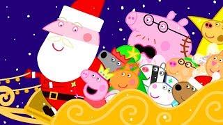  Peppa Pig's Ride with Father Christmas | Peppa Pig Official Family Kids Cartoon