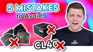 5 Mistakes to AVOID When Building a Gaming PC in 2024! 