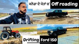 Off road Picca Ford 150, Offroading,Drifting, Largest Train in canada