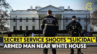 Secret Service Shoots Armed "Suicidal" Man From Indiana Near White House Compound | CLRCUT