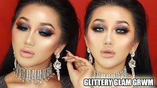 GLITTERY GLAMOROUS GET READY WITH ME | XTHUYLE