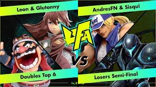 UFA 2024 SSBU - Leon & Glutonny (Lucina/Wario) vs AndresFN & Sisqui (Terry/D. Samus) - Losers Semi