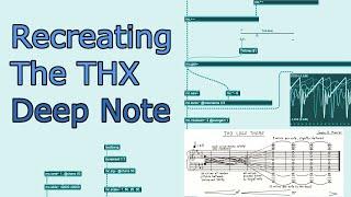 Recreating the THX Deep Note - Max/MSP Tutorial