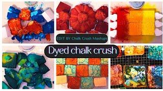 dyed chalk crush edit @LizWithTheChalk #subscribe #viral #asmr #chalkcrush #gymchalk #satisfying