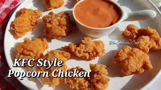 KFC Popcorn Chicken Recipe | KFC Style Chicken Popcorn | Crispy Fried Chicken Popcorn