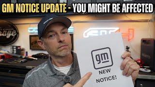 GM Issues New Notice — Even If You're Not in California, This Matters!