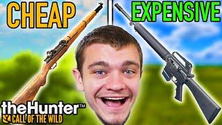 Cheap vs Expensive Hunter Call of the Wild Rifles!