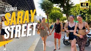 Alanya Saray Street | City Center Saray District | Walking Tour | September 2024