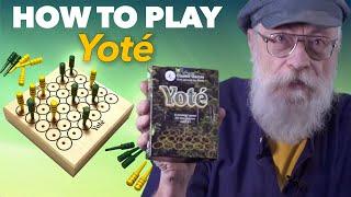 Yote - a traditional strategy board game from West Africa