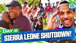 CHAOTIC SCENES Arsenal Fans SHUTDOWN Sierra Leone ft. Kanu & Eboué | VLOG 2 | AFTV Sierra Leone Tour