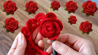 very easy to make gorgeous red rose making