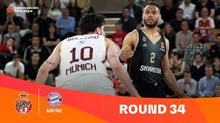 SURVIVE COMEBACK | AS Monaco - FC Bayern Munich Highlights | 2023-24 Turkish Airlines EuroLeague