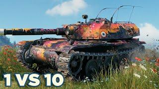 Bat.-Châtillon Bourrasque • 1 vs 10, NO GOLD and 13 KILLS • World of Tanks