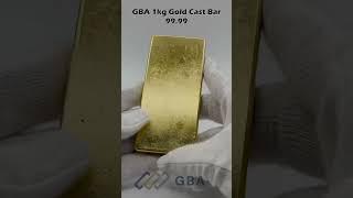 1 Kilo Gold Cast Bar - Gold Bullion Australia GBA