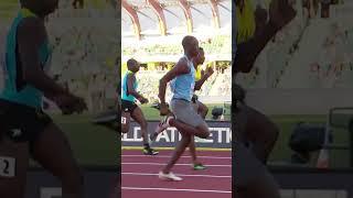 Letsile Tebogo makes it look so easy  #botswana #worldathleticschamps #running #sports