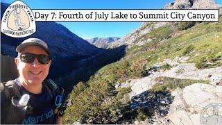 Rediscovering the Tahoe-Yosemite Trail (Day 7): Fourth of July Lake to Summit City Creek Trail Merge