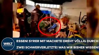 ESSEN: Syrer mit Machete dreht völlig durch! Zwei Schwerverletzte! Was wir bisher wissen!