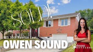 SOLD! - 975 10th Ave. East, Owen Sound, Ontario  - Owen Sound Real Estate